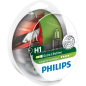 Лампа галогенная автомобильная PHILIPS LongLife EcoVision H1 2 штуки (12258LLECOS2) - Фото 3