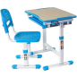 Парта со стулом растущие FUNDESK Piccolino Blue (211458)