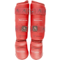 Защита голени и стопы ARAWAZA WKF размер XS, красный (RSGWKFR-XS)