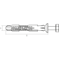 Дюбель фасадный 10х160 мм нейлон потай с шурупом STARFIX 50 штук (SM-46136-50) - Фото 2