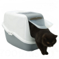 Туалет-домик для кошек 56х39х38,5 см SAVIC Nestor светло-серый (022700WG) - Фото 6