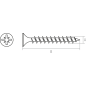 Шуруп универсальный 4х16 мм белый цинк STARFIX полная резьба 50 штук (SMZ1-57596-50) - Фото 3