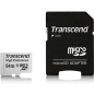 Карта памяти TRANSCEND MicroSDXC 64 Гб 300S с адаптером SD (TS64GUSD300S-A) - Фото 2