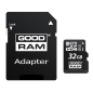 Карта памяти GOODRAM MicroSDHC 16 Гб с адаптером SD (M1AA-0160R11)