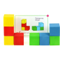 Игра развивающая УЛАНИК Цветные кубики и карточки большие (SCUB01C2504U) - Фото 4