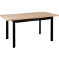 Стол кухонный DREWMIX Max 5 P дуб грендсон/черный 120-150x80x78 см (69883) - Фото 2