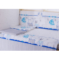 Комплект в кроватку БАЮ-БАЙ Дружба синий 6 предметов (К60-Д4) - Фото 2
