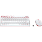 Комплект беспроводной клавиатура и мышь LOGITECH MK240 Nano White (920-008212) - Фото 2