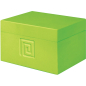 Коробка для хранения косметики пластиковая BISK Meander салатовая (02744)