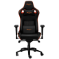 Кресло геймерское CANYON Corax CND-SGCH5 черно-оранжевое - Фото 2