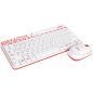 Комплект беспроводной клавиатура и мышь LOGITECH MK240 Nano White (920-008212)