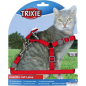 Шлейка и поводок для кошек TRIXIE Premium 10 мм 26-37 см 1,2 м (41891) - Фото 2