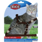 Шлейка и поводок для кошек TRIXIE Premium 10 мм 26-37 см 1,2 м (41891) - Фото 6