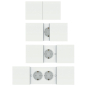 Розетка двойная скрытая со сдвижной крышкой SCHNEIDER ELECTRIC AtlasDesign белая (ATN000128) - Фото 2