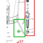 Шланг резиновый для опрыскивателя 1200 мм WORTEX KS1240Li, KS1690Li (HY-12L-11)