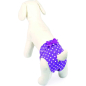Трусы гигиенические для собак CAMON из микрофибры в горошек 34 см фиолетовые (C206/D)