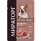 Влажный корм для собак МИРАТОРГ Winner Extra Meat ягненок в соусе пауч 85 г (1010022507)