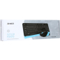 Комплект беспроводной клавиатура и мышь A4TECH Fstyler FG1010 Black/Blue - Фото 9