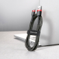 Кабель BASEUS Cafule Cable USB For Micro Red Black (CAMKLF-B91) - Фото 5