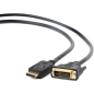 Кабель CABLEXPERT DisplayPort-DVI Black (CC-DPM-DVIM-6) - Фото 2