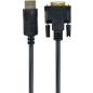 Кабель CABLEXPERT DisplayPort-DVI Black (CC-DPM-DVIM-6) - Фото 3
