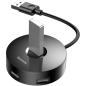 USB-хаб BASEUS Round Box CAHUB-F01 Black - Фото 2