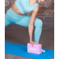 Блок для йоги STARFIT YB-200 розовый пастель (4680459118400) - Фото 7