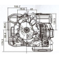 Двигатель 5.5 л.с. для газонокосилки ECO LG-734 DVO175-2021 (320017513100001) - Фото 2