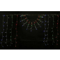 Гирлянда новогодняя светодиодная UNIEL ULD-E1906-180/DTK MULTI IP20 RAINBOW-2 Занавес фигурный Радуга 1,9х0,6 м 14 подвесов (UL-00001411) - Фото 2
