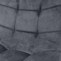Стул барный AKSHOME Mia велюр темно-серый HLR21/черный (78868) - Фото 6