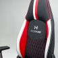 Кресло геймерское AKSHOME Bolid Eco черный/белый/красный (80349) - Фото 7