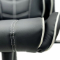 Кресло геймерское AKSHOME Spiderman Eco черный/белый (80352) - Фото 7