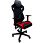 Кресло геймерское AKSHOME Dynamit экокожа/ткань сетка черный/красный (80347)