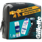 Набор подарочный GILLETTE Станок Mach3 с кассетой, Пена для бритья Series Sensitive 100 мл, Шампунь Head&Shoulders 90 мл и Косметичка (7702018614134) - Фото 3