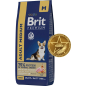 Сухой корм для собак BRIT Premium Adult Medium курица 15 кг (5049967)