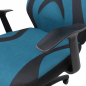 Кресло геймерское AKSHOME Zodiac ткань синий/черный (83749) - Фото 8