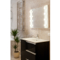 Зеркало для ванной с подсветкой КОНТИНЕНТ Гримерное Этюд 800х600 (ЗГП02) - Фото 3