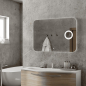 Зеркало для ванной с подсветкой КОНТИНЕНТ Elegant LED 1000х700 (ЗЛП176) - Фото 3