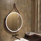 Зеркало для ванной с подсветкой КОНТИНЕНТ Millenium Black LED D650 (ЗЛП969) - Фото 8