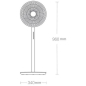 Вентилятор напольный SMARTMI Standing Fan 3 (ZLBPLDS05ZM) - Фото 3