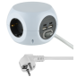 Удлинитель 1,5 м 3 розетки 4 USB с выключателем и заземлением ELECTRALINE белый (62078)