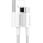 Кабель BASEUS CAMYS-A02 Superior Series Fast Charging Data Cable USB to Micro USB 2A 2m White - Фото 2