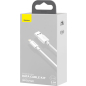 Кабель BASEUS TZCALZJ-02 Simple Wisdom Data Cable USB to Lightning USB 2.4A (2шт/упак) 1.5m White - Фото 12