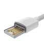 Кабель BASEUS TZCALZJ-02 Simple Wisdom Data Cable USB to Lightning USB 2.4A (2шт/упак) 1.5m White - Фото 2