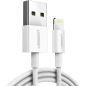 Кабель UGREEN US155-20728 USB-A 2.0 to Lightning Apple MFI certified 2,4A 1m White
