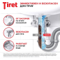 Средство для устранения засоров TIRET Turbo 0,2 л (0011032649) - Фото 4