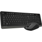 Комплект беспроводной клавиатура и мышь A4TECH Fstyler FG1012 Black - Фото 2
