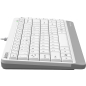 Клавиатура A4TECH Fstyler FKS11 White/Grey - Фото 8