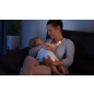 Ночник детский светодиодный REER ClipLight для кормления ребенка с клипсой светло-серый (52361) - Фото 5