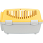 Переноска для животных TRIXIE Capri Transport Box 48х31х32 см светло-серый/желтый (39816) - Фото 4